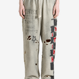 Grey pants, full body view