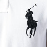 Close up of white shirt, showing texture of the cotton fabric