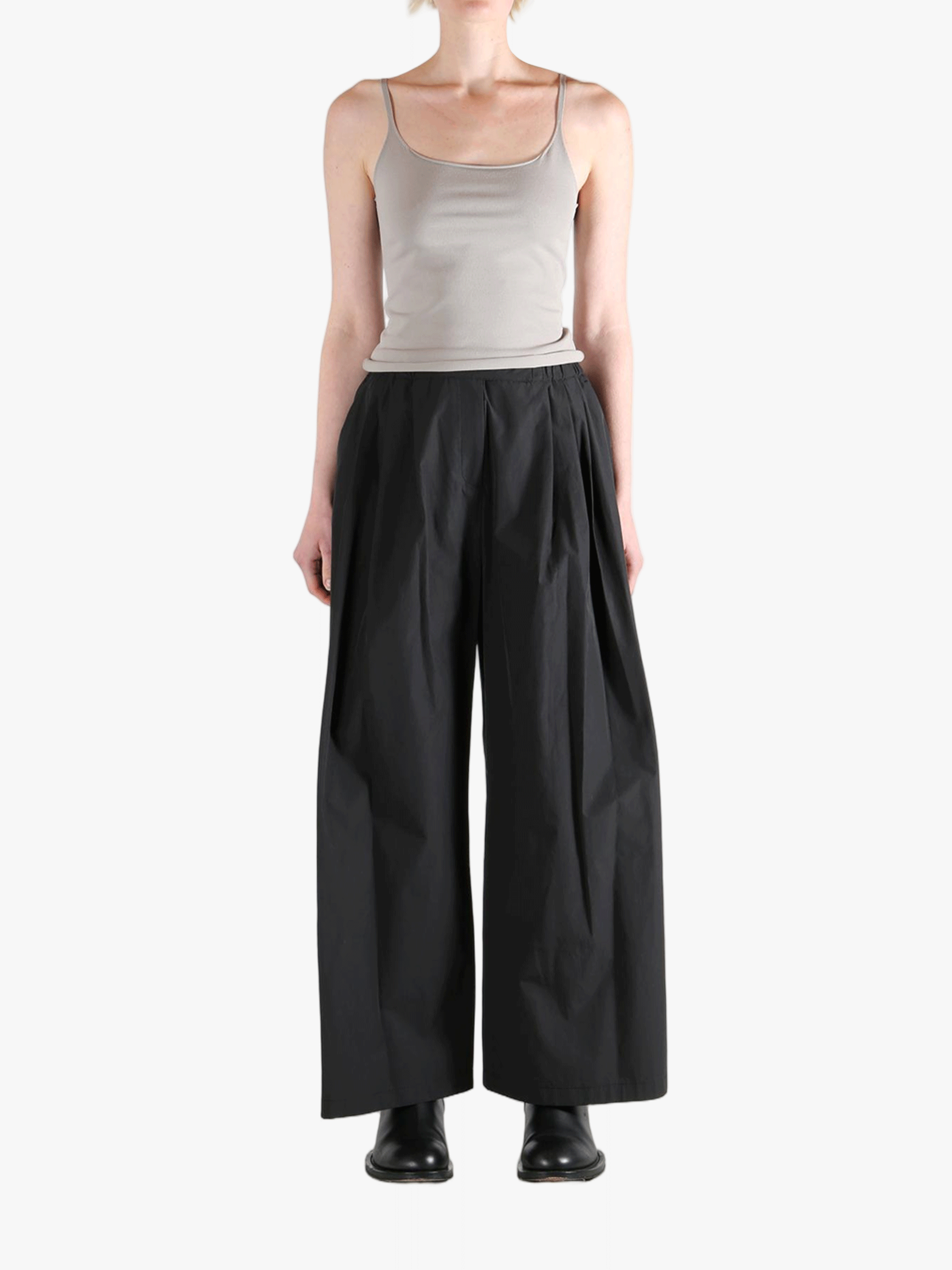 Black pants, full body view