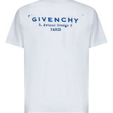 White shirt, back view