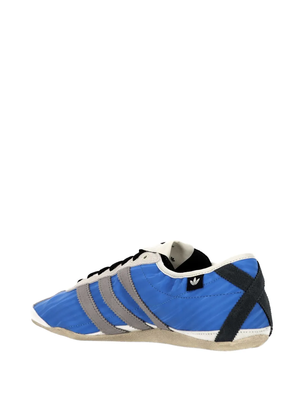 Blue shoes, side view