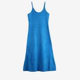 Blue dress, front view