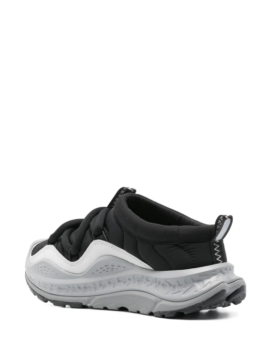 Black sneakers, side view