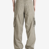 Tan pants, full body view