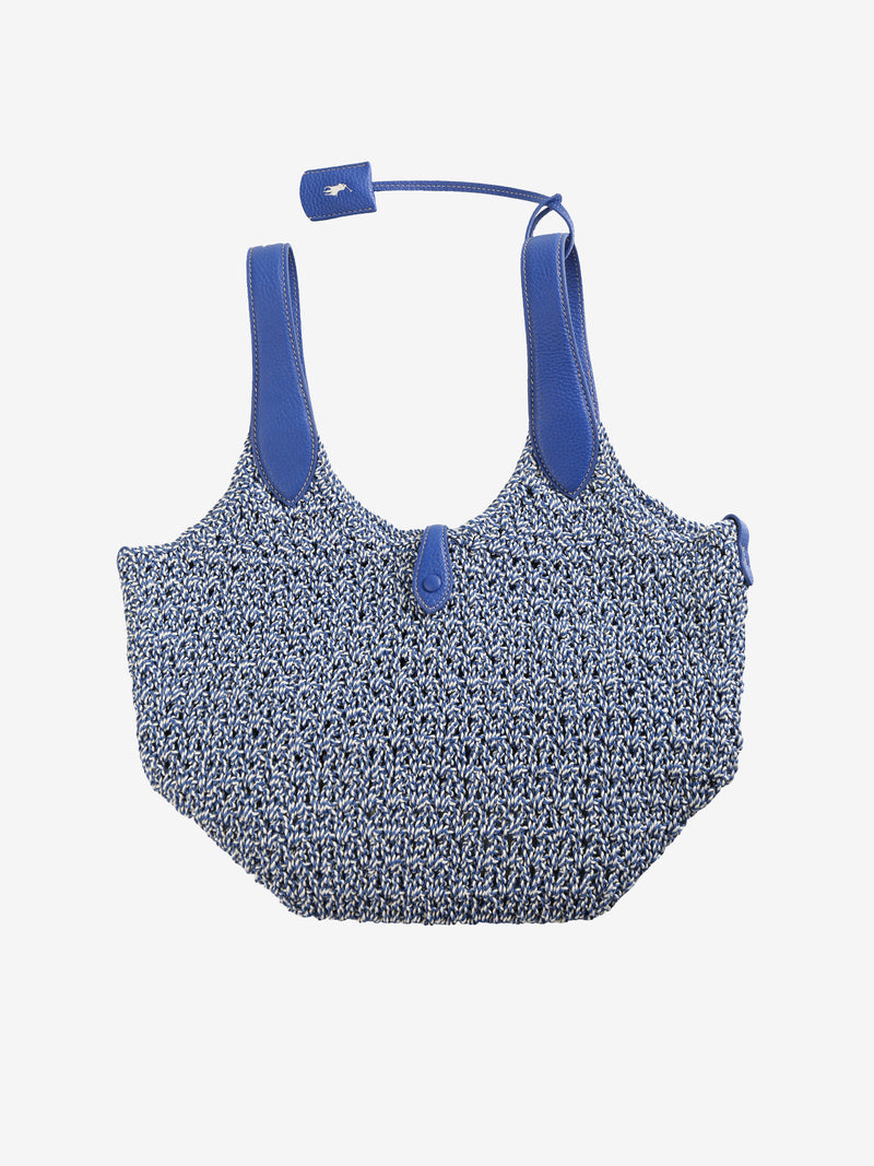 Blue bag, back view