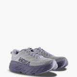 Purple shoes, front view
