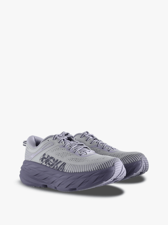 Purple shoes, front view
