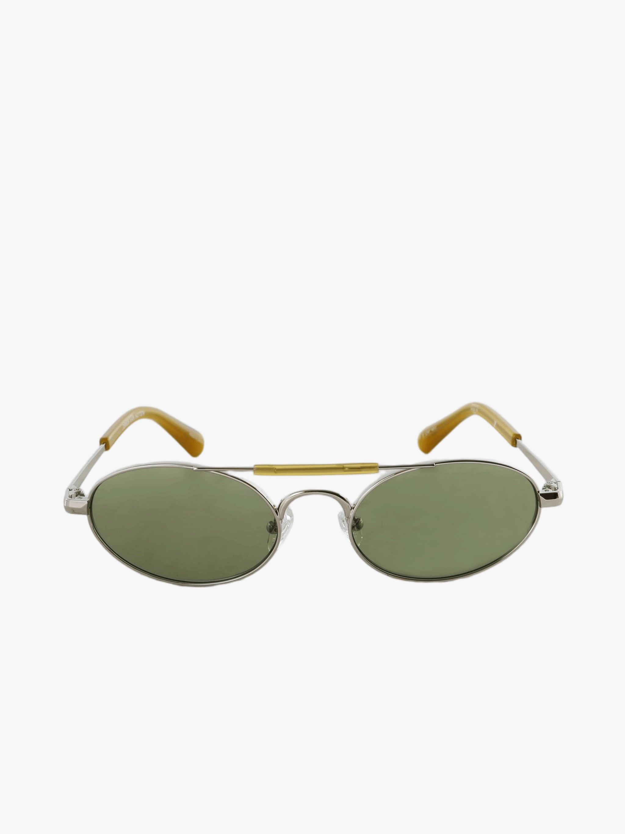 Green eyewear, front view
