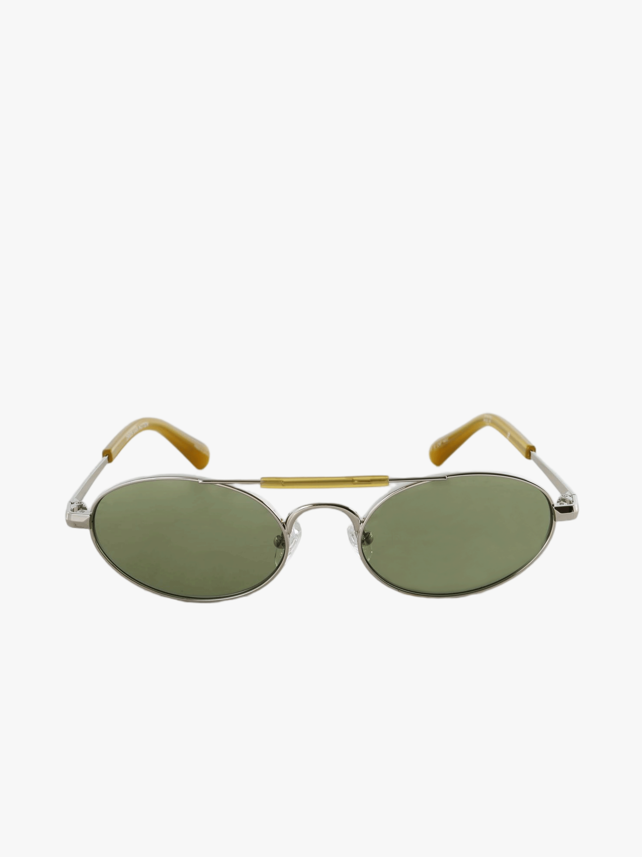 Green eyewear, front view