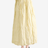 Yellow skirt, full body view
