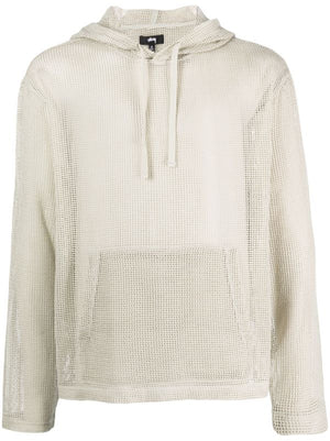 STUSSY - Men Cotton Mesh Hoodie