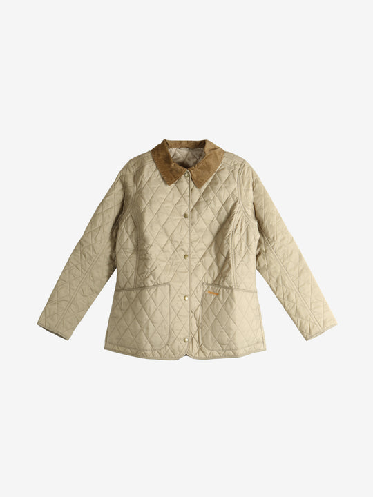 Tan jacket,front view