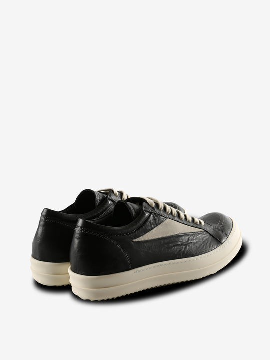 Black sneakers, back view