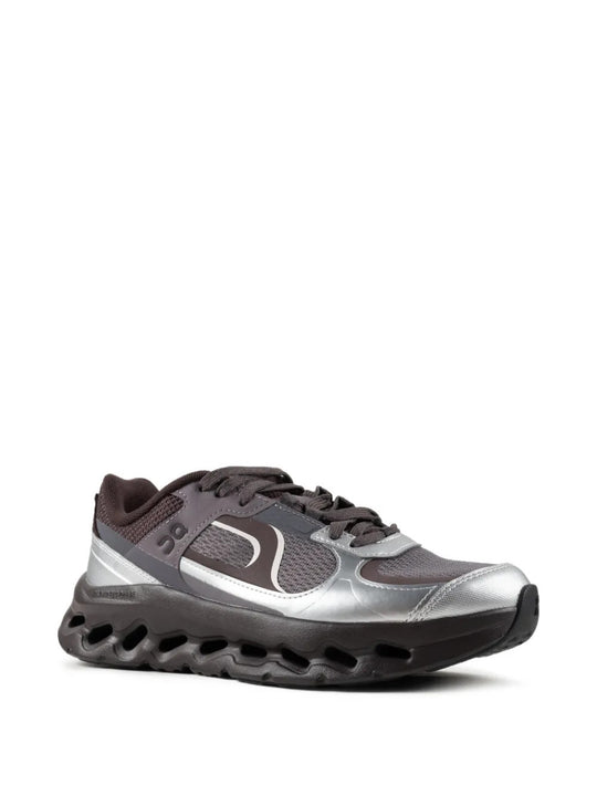Grey shoes, front view