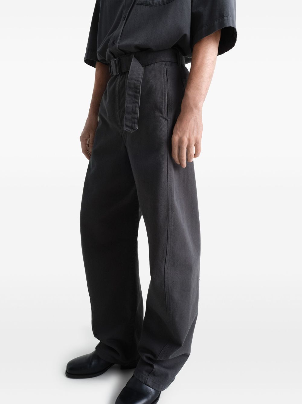 パンツ lemaire TWISTED BELTED PANTS LEMAIRE - 【残りわずか】Twisted Belted Pants | ACRMTSM