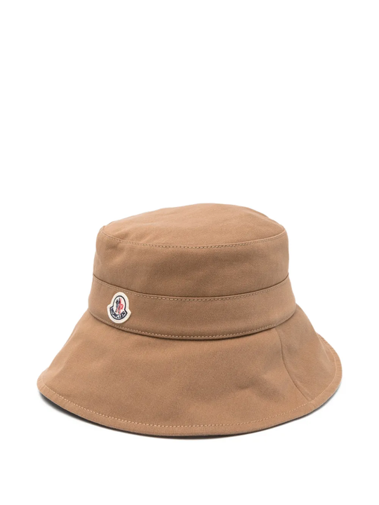 Tan hat, front view