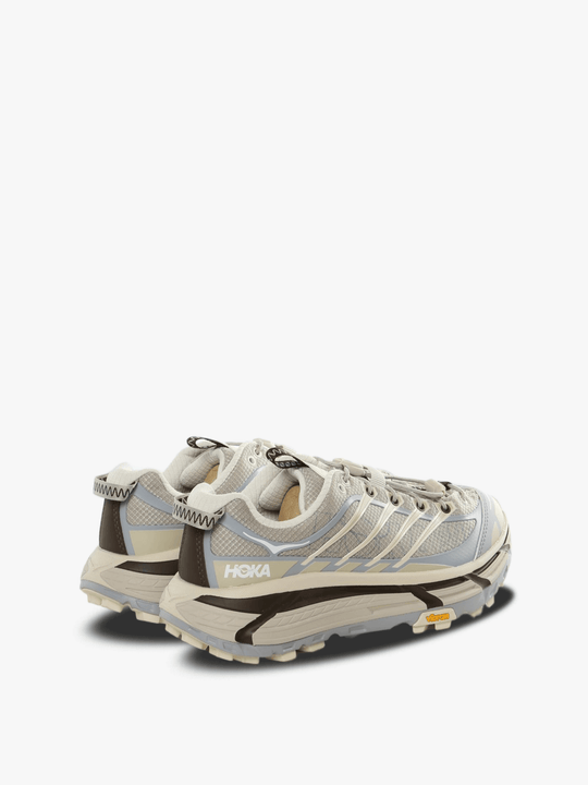 Grey sneakers, side view