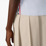 Close up of grey shirts, showing texture of the cotton fabric