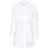 White t-shirts, front view