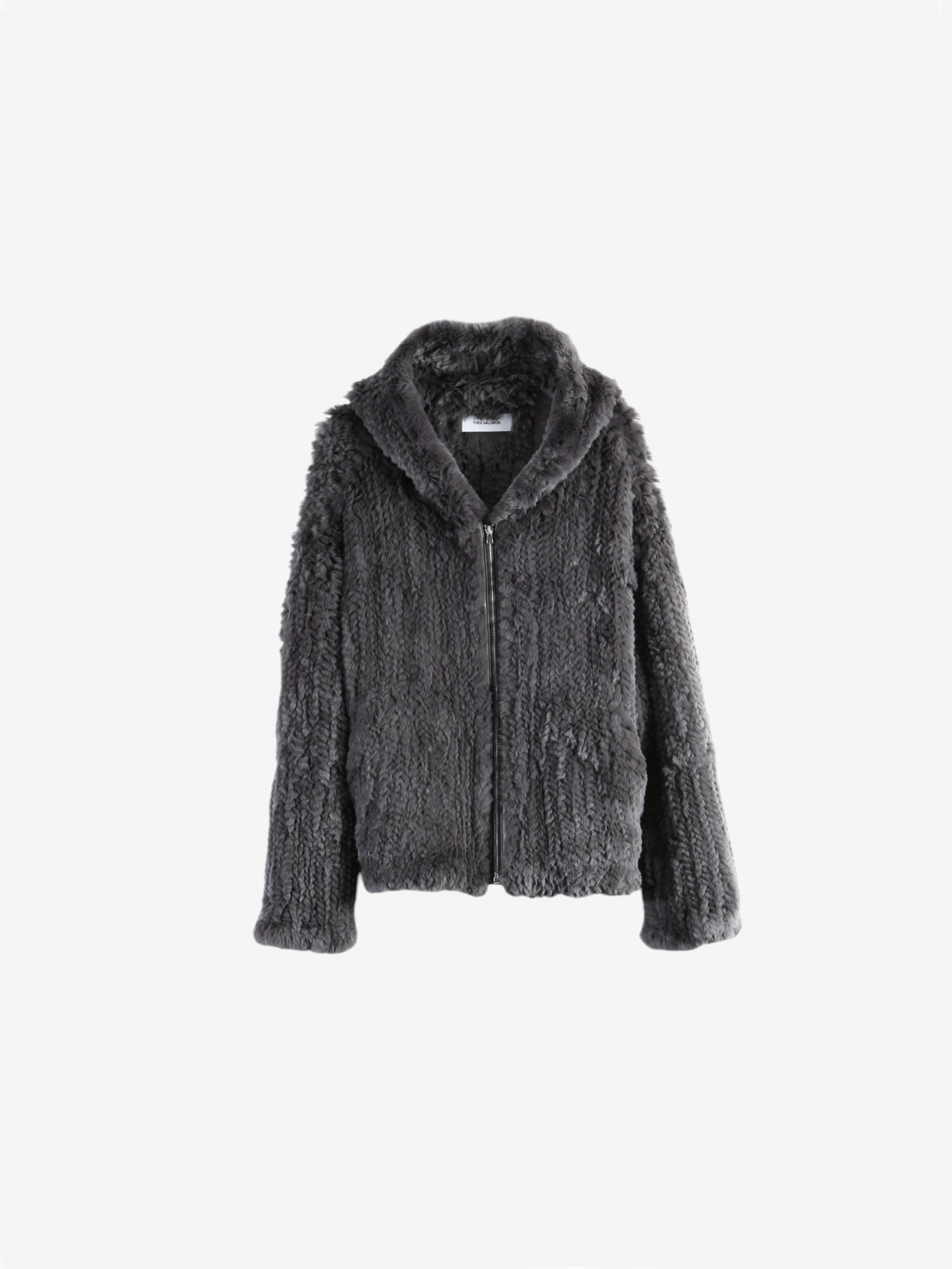 Grey jacket, front view