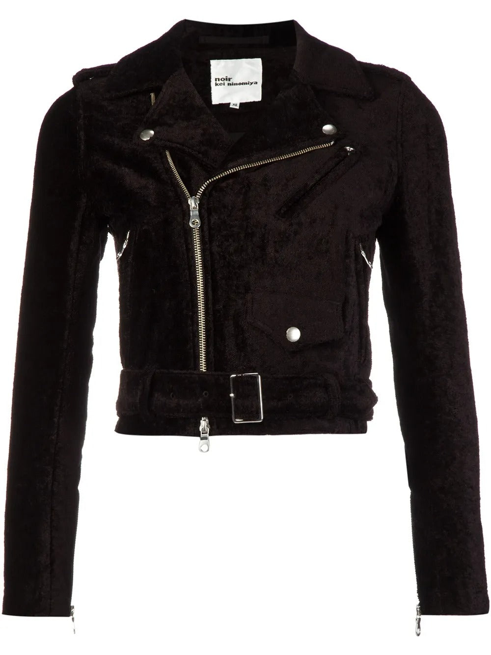 Black jacket, front view
