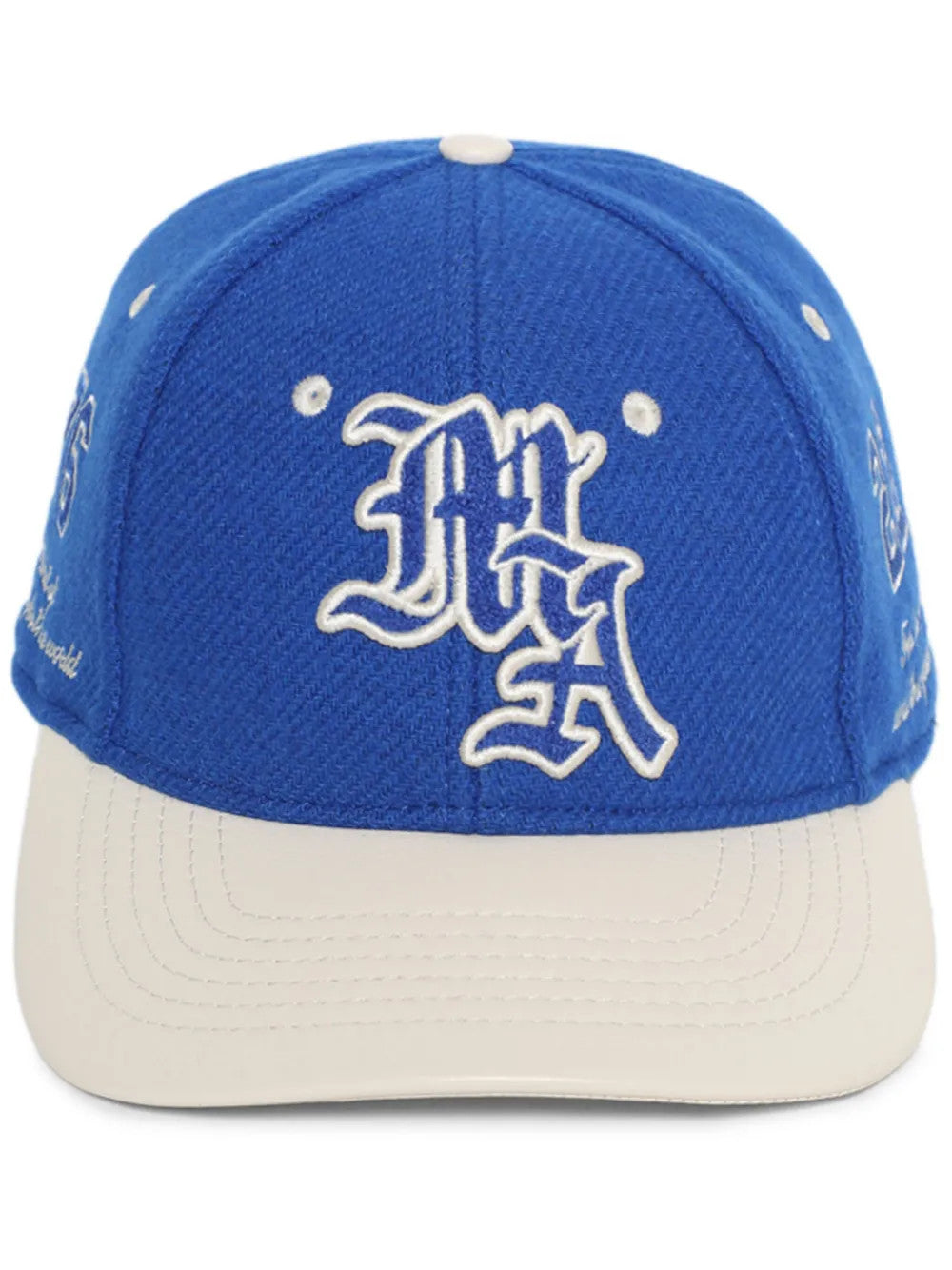 Blue hat, front view