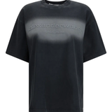 Black t-shirt,front view