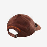 Brown cap, back view