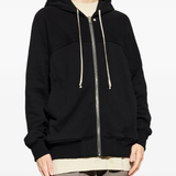 black Jacket worn by a person, showing the Jacket fit