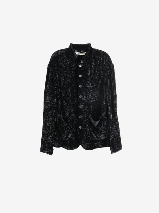 Black jacket, front view