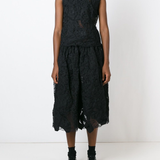 Black skirt,full body view