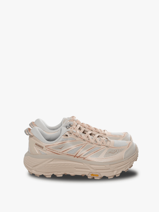 Pink sneakers, front view