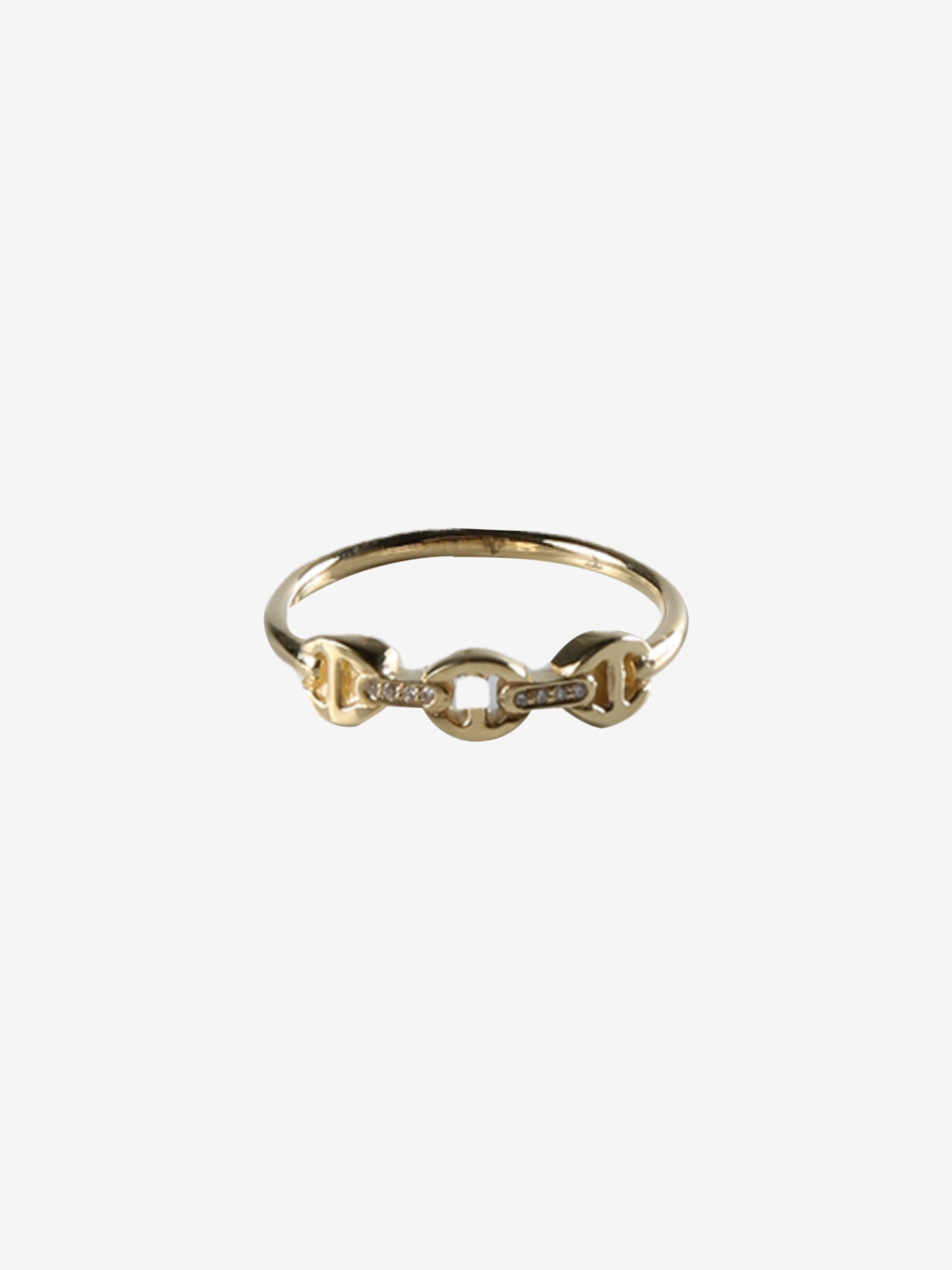 Yellow ring, side view