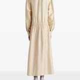 Tan dresses, full body view