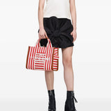  Red bag, full body view