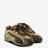 Brown sneaker , side view