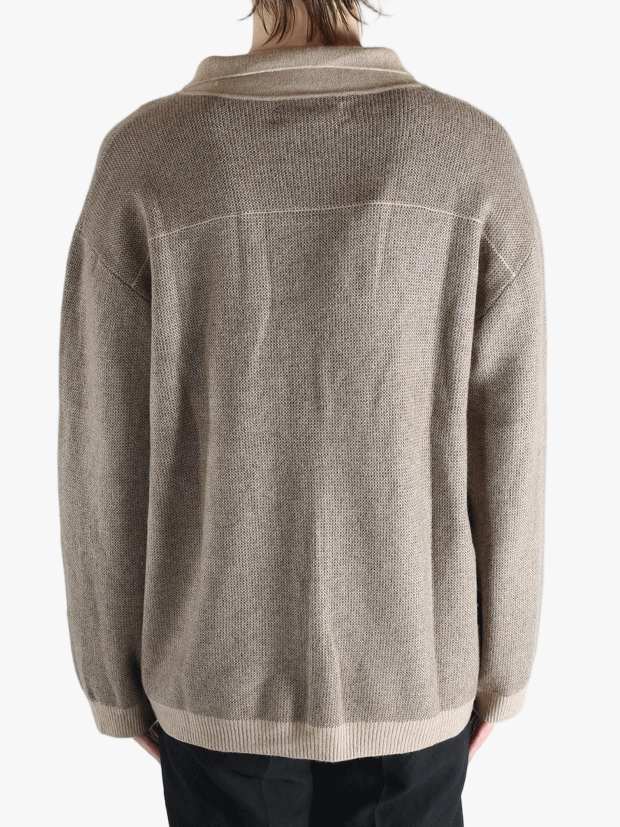 Tan top worn by a person, showing the top fit