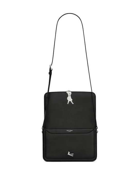 Black bag, showing the look when the buckle opening 