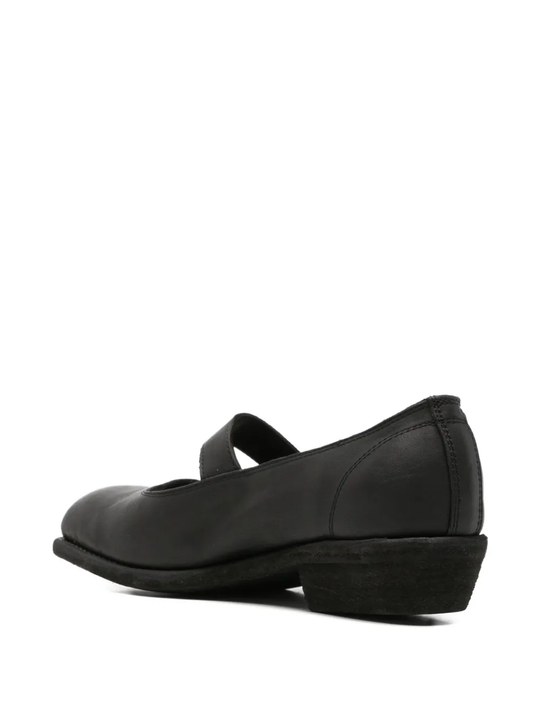 Black shoes, side view