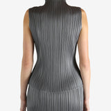 Grey shirts worn by a person, showing the shirts fit