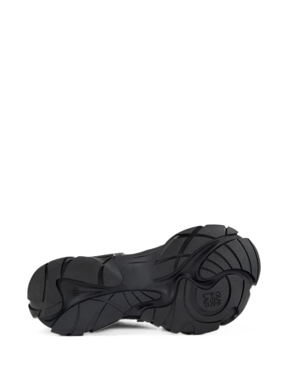 Close up of Black shoes, showing detail