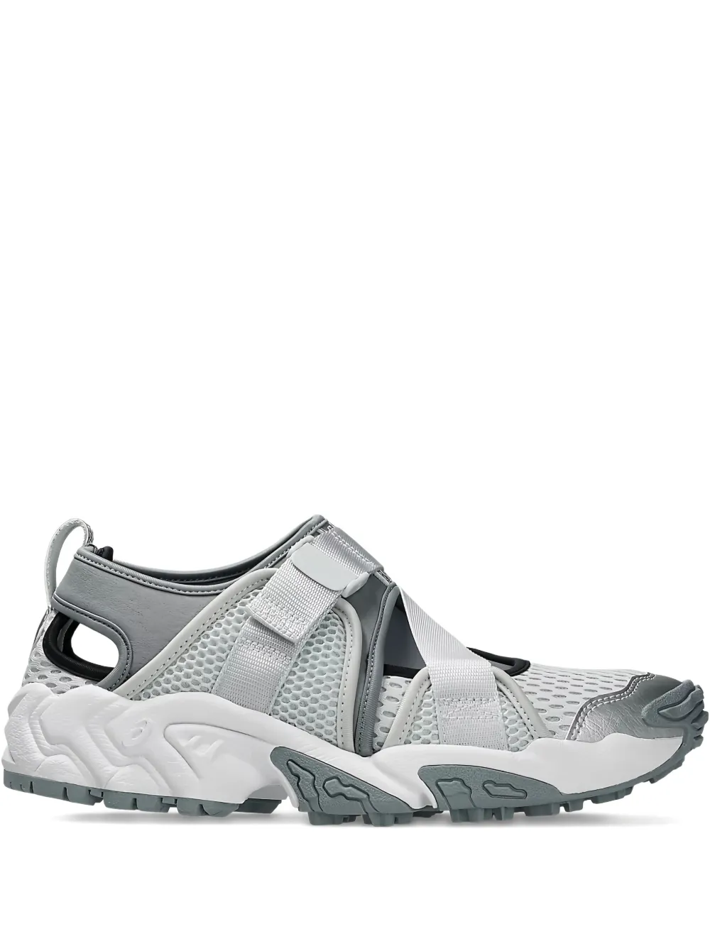 Grey shoes, side view