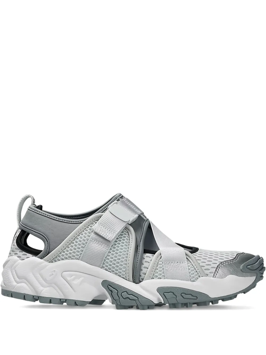 Grey shoes, side view