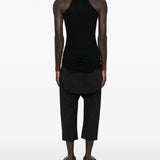 Black tops, full body view