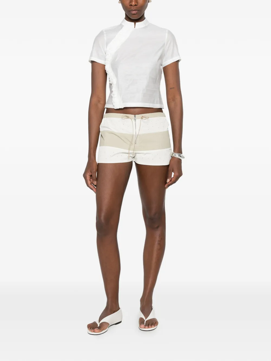 White tops, full body view