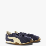 Navy shoes, front view