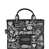 Black bag, back view