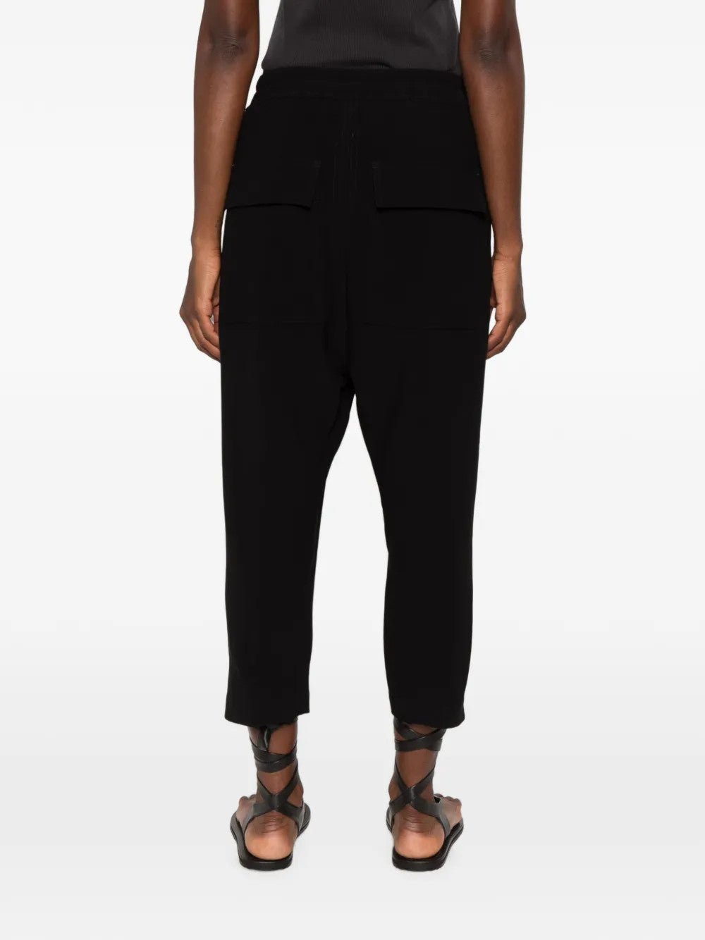 Black pants, full body view