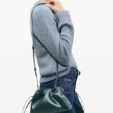 Green bag, side view