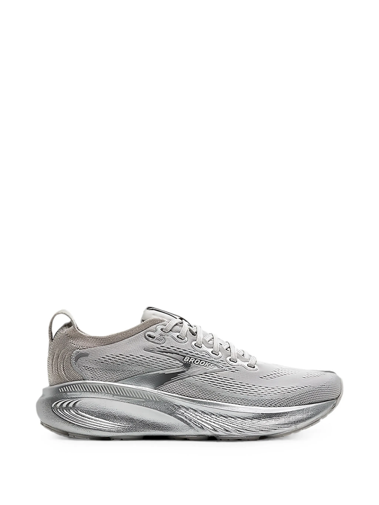 Tan shoes, side view
